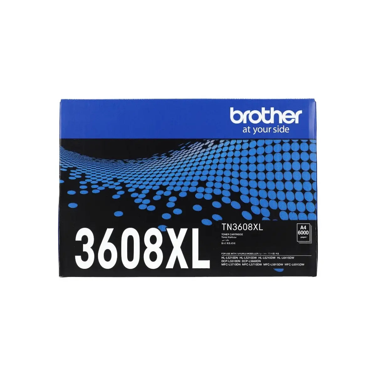 ตลับหมึกอิงค์เจ็ท Brother TN-3608XL สีดำ