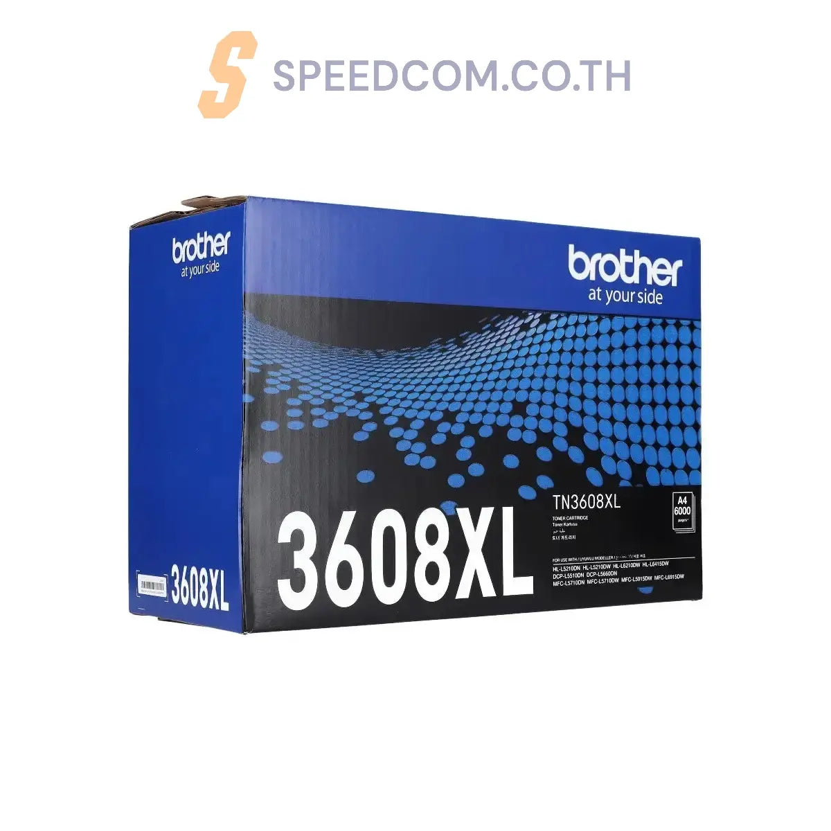 ตลับหมึกอิงค์เจ็ท Brother TN-3608XL สีดำ