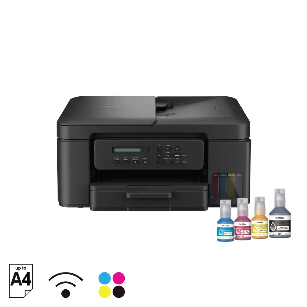 ปริ้นเตอร์อิงค์เจ็ท Brother DCP-T730DW Ink Tank Printer สีดำSpeedCom