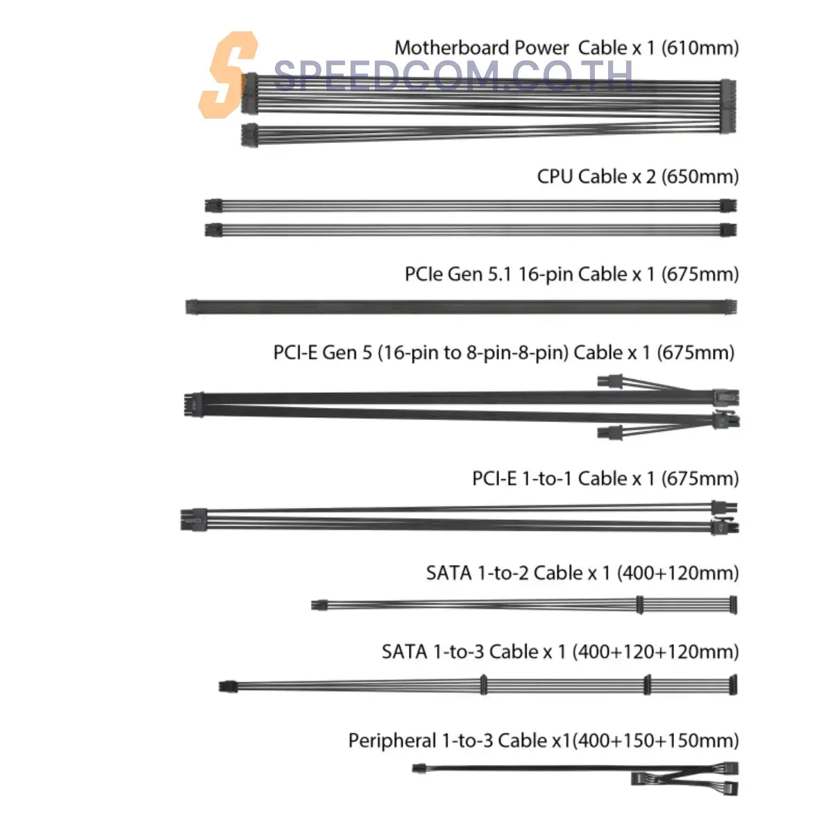 (By Order) อุปกรณ์จ่ายไฟ Asus Prime 850W Gold 80Plus Gold - SpeedCom