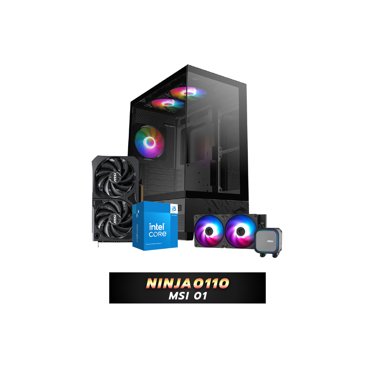 คอมประกอบ Set NINJA0110 Powered By MSI