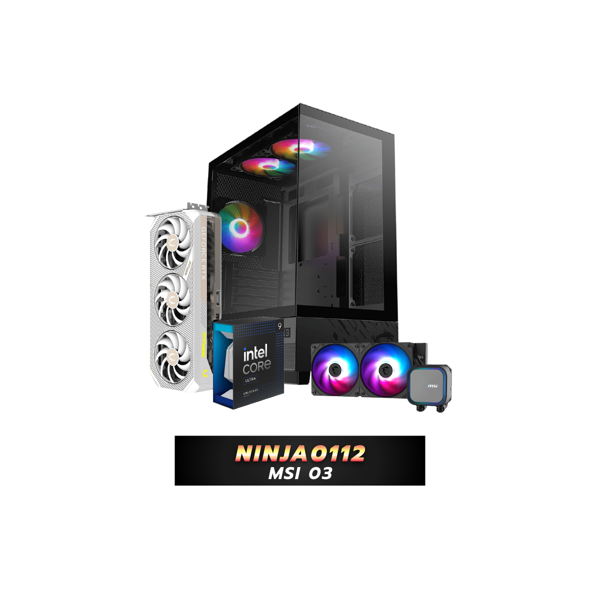 คอมประกอบ Set NINJA0112 Powered By MSI