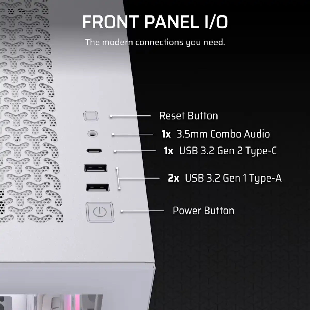 เคส CORSAIR Case 3500X RS-R ARGB Mid Tower ATX PC Case
