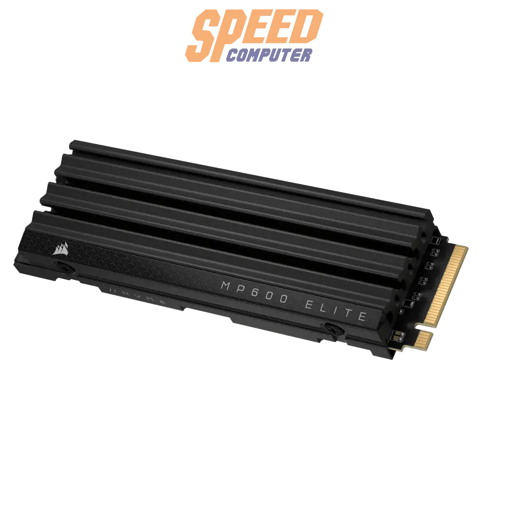 เอสเอสดี CORSAIR SSD MP600 ELITE WITH HEATSINK 1TB : CSSD-F1000GBMP600EHS READ7000 WRITE6500/5Y - SpeedCom