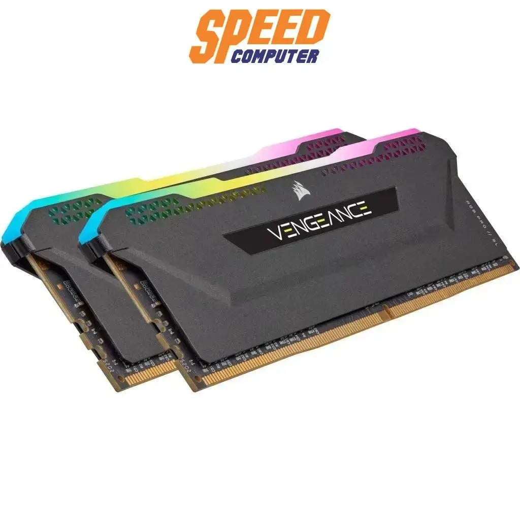 หน่วยความจำ แรม พีซี CORSAIR VENGEANCE PRO RGB SL 16GB (8GBX2) DDR4 3600MHz - SpeedCom