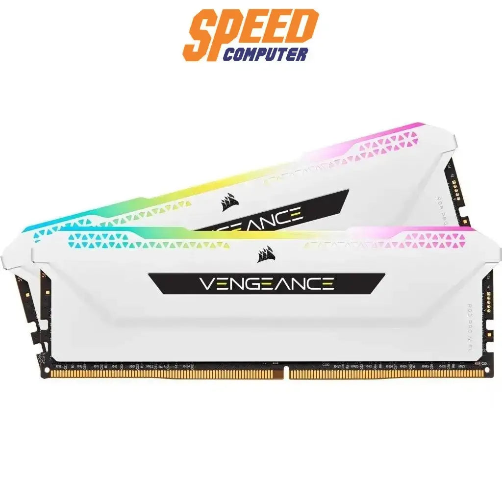 หน่วยความจำ แรม พีซี CORSAIR VENGEANCE PRO RGB SL 16GB (8GBX2) DDR4 3600MHz - SpeedCom