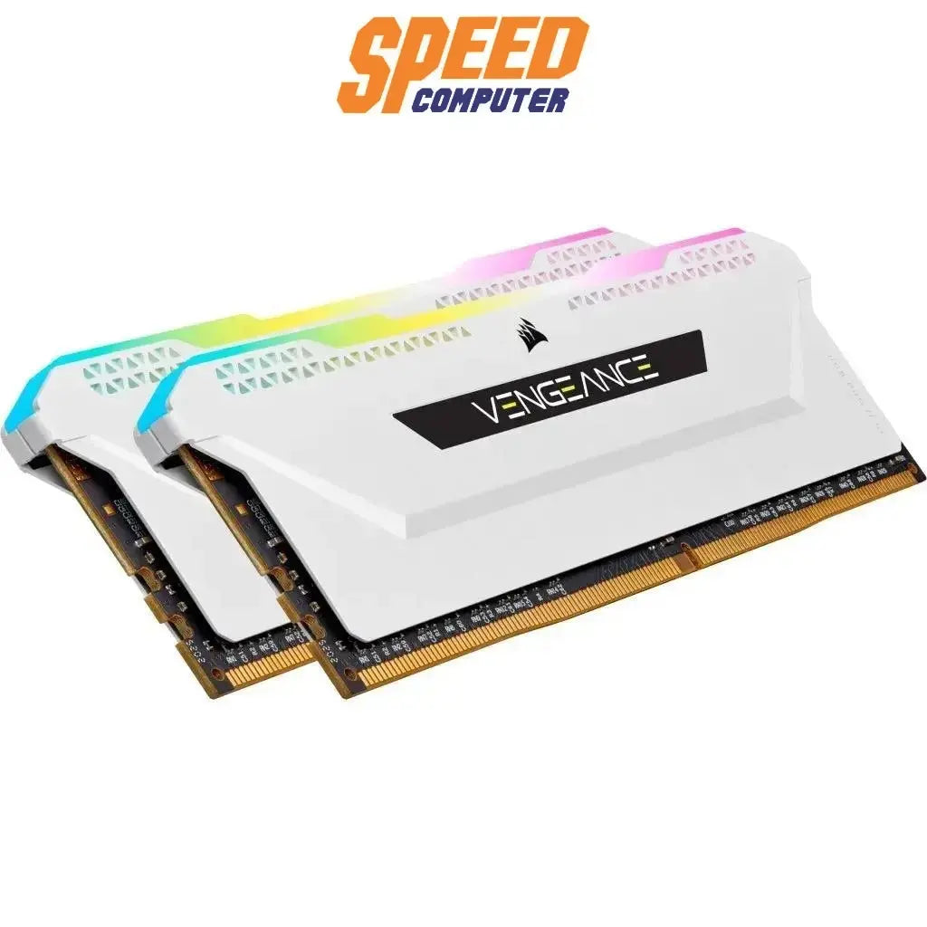 หน่วยความจำ แรม พีซี CORSAIR VENGEANCE PRO RGB SL 16GB (8GBX2) DDR4 3600MHz - SpeedCom
