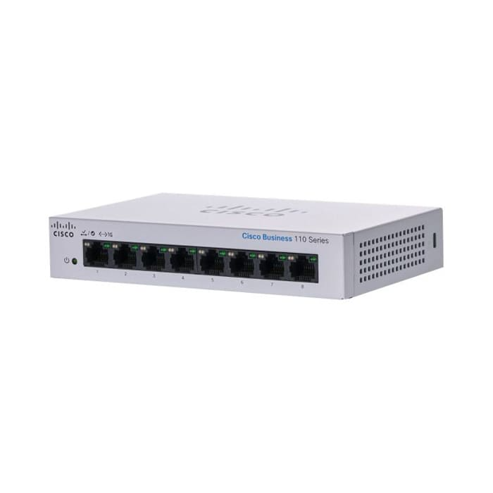 สวิตช์ฮับ Cisco CBS110-8T-D-EU 8-Port Gigabit Desktop