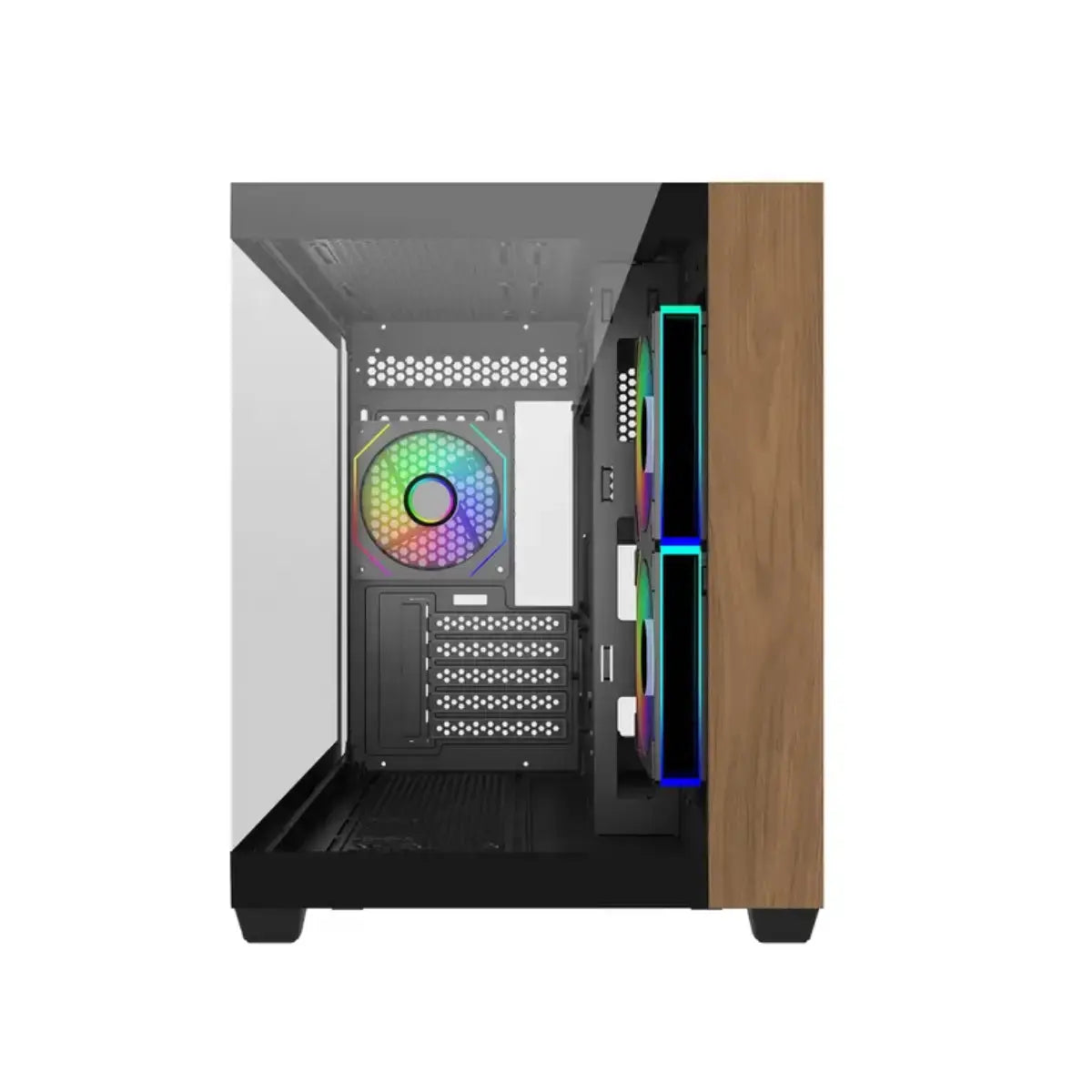 เคส Cooler Master Elite 481 Wood Micro ATX Mini Tower