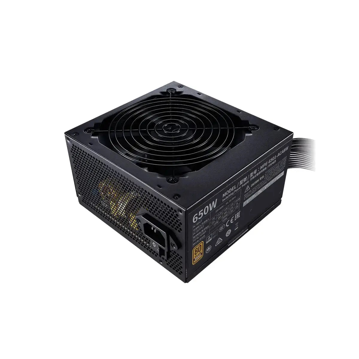 อุปกรณ์จ่ายไฟ Cooler Master MWE Bronze V2 230V 650W A/EU Cable