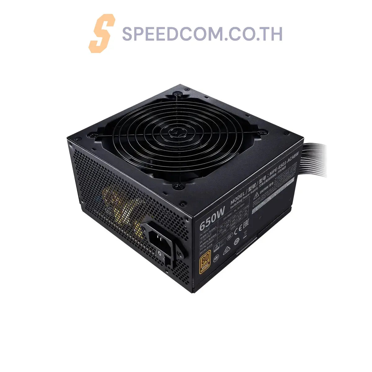 อุปกรณ์จ่ายไฟ Cooler Master MWE Bronze V2 230V 650W A/EU Cable
