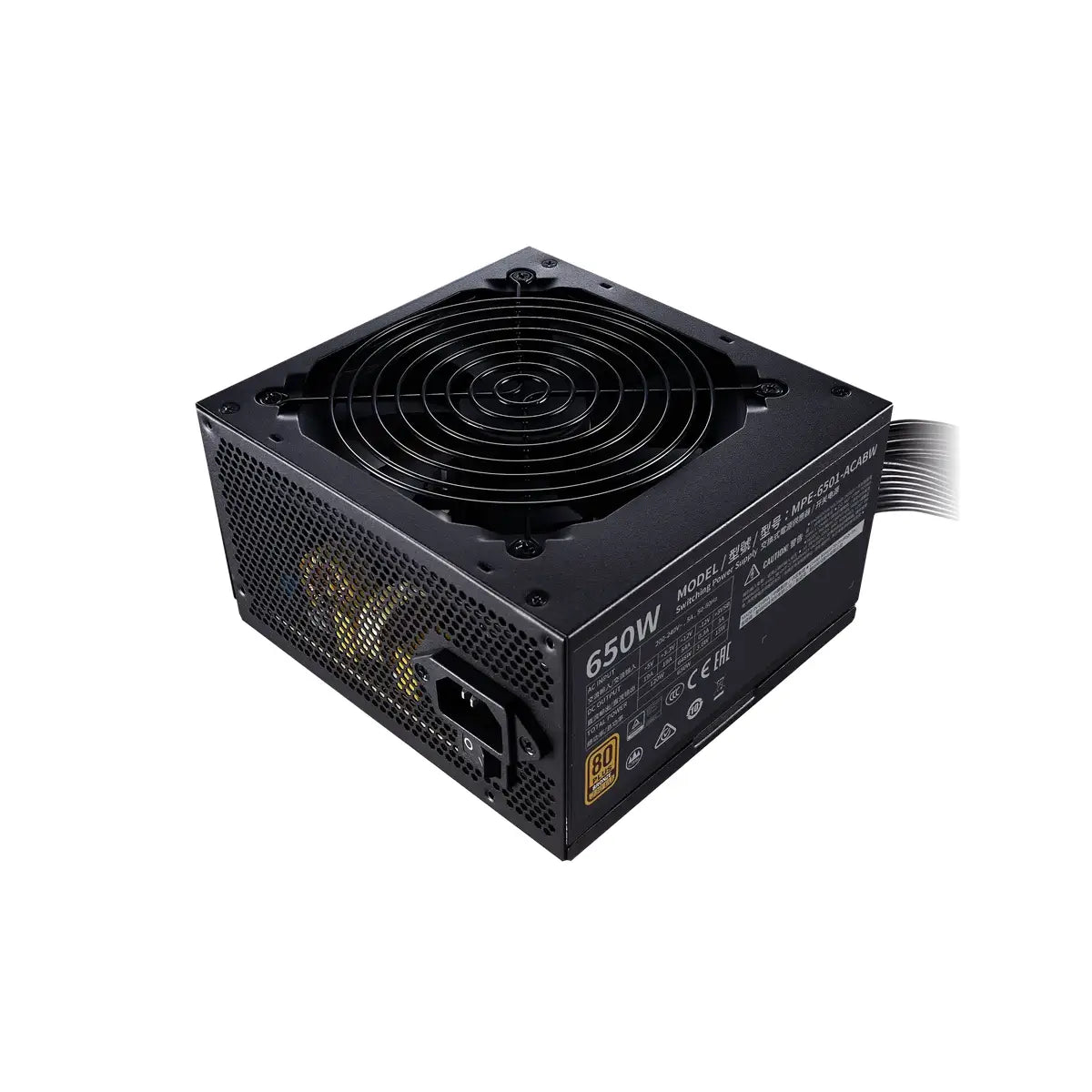 อุปกรณ์จ่ายไฟ Cooler Master MWE Bronze V2 230V 650W A/EU Cable