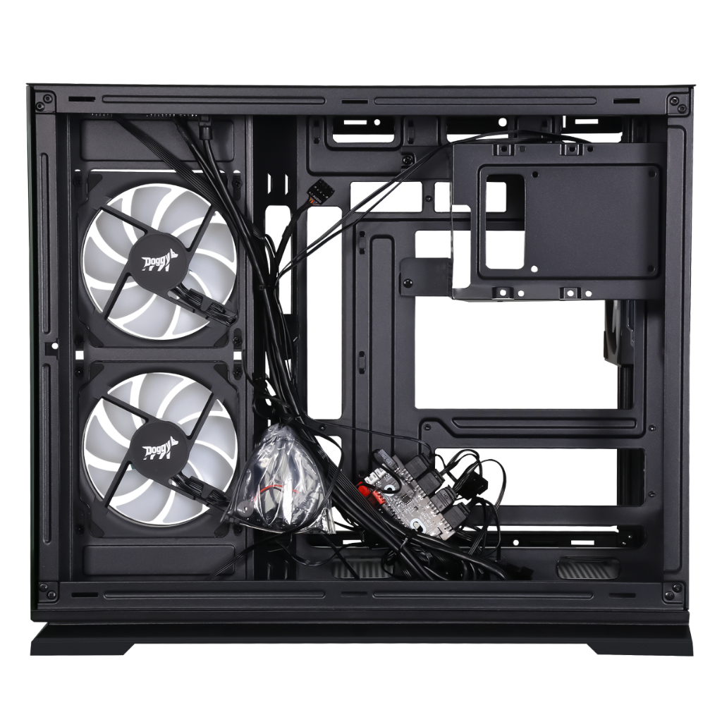 เคส DOGGY BULLDOG M-ATX Tempered Glass - SpeedCom