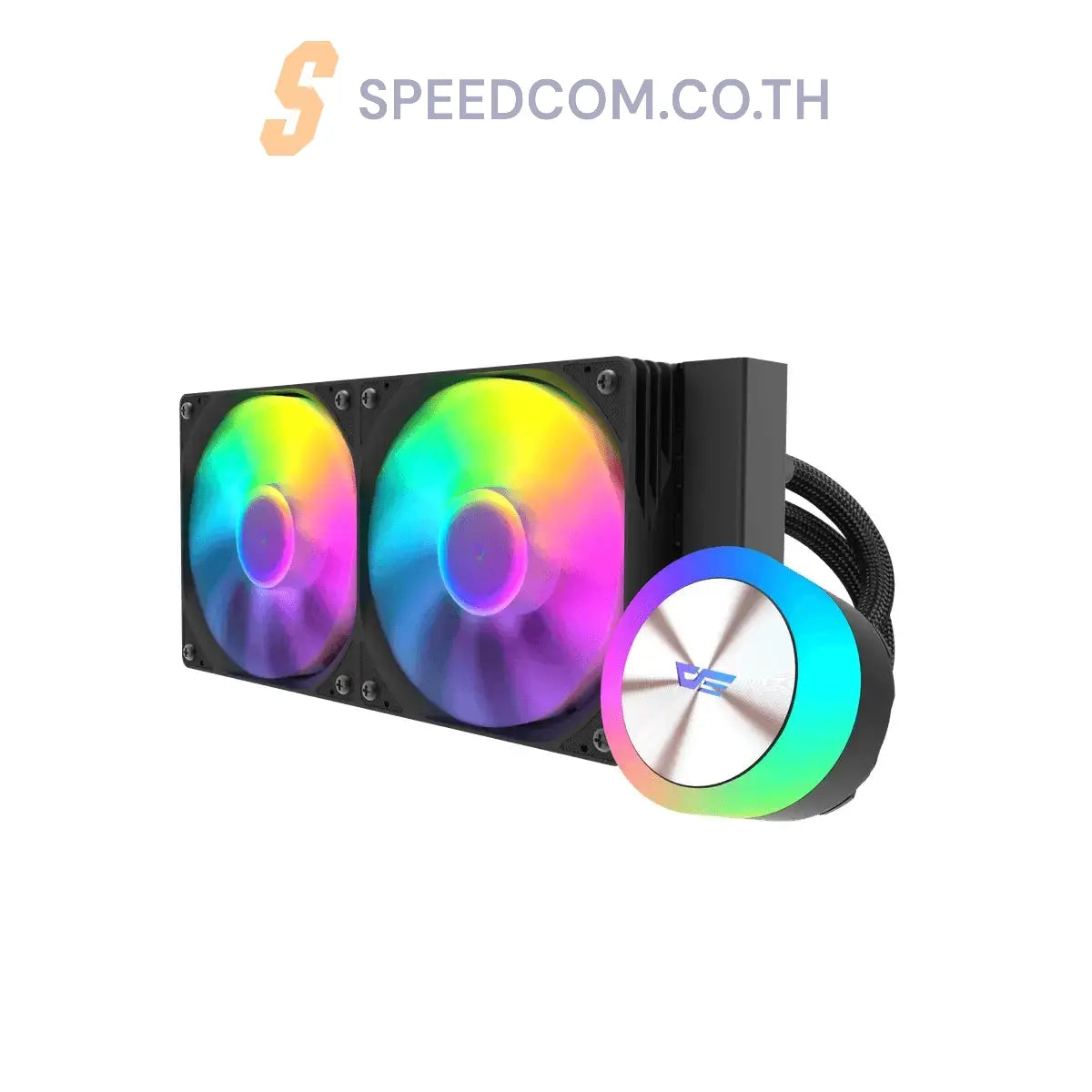 ชุดระบายความร้อน DarkFlash Liquid Cooler DG240 ARGB TDP 290W สีดำ