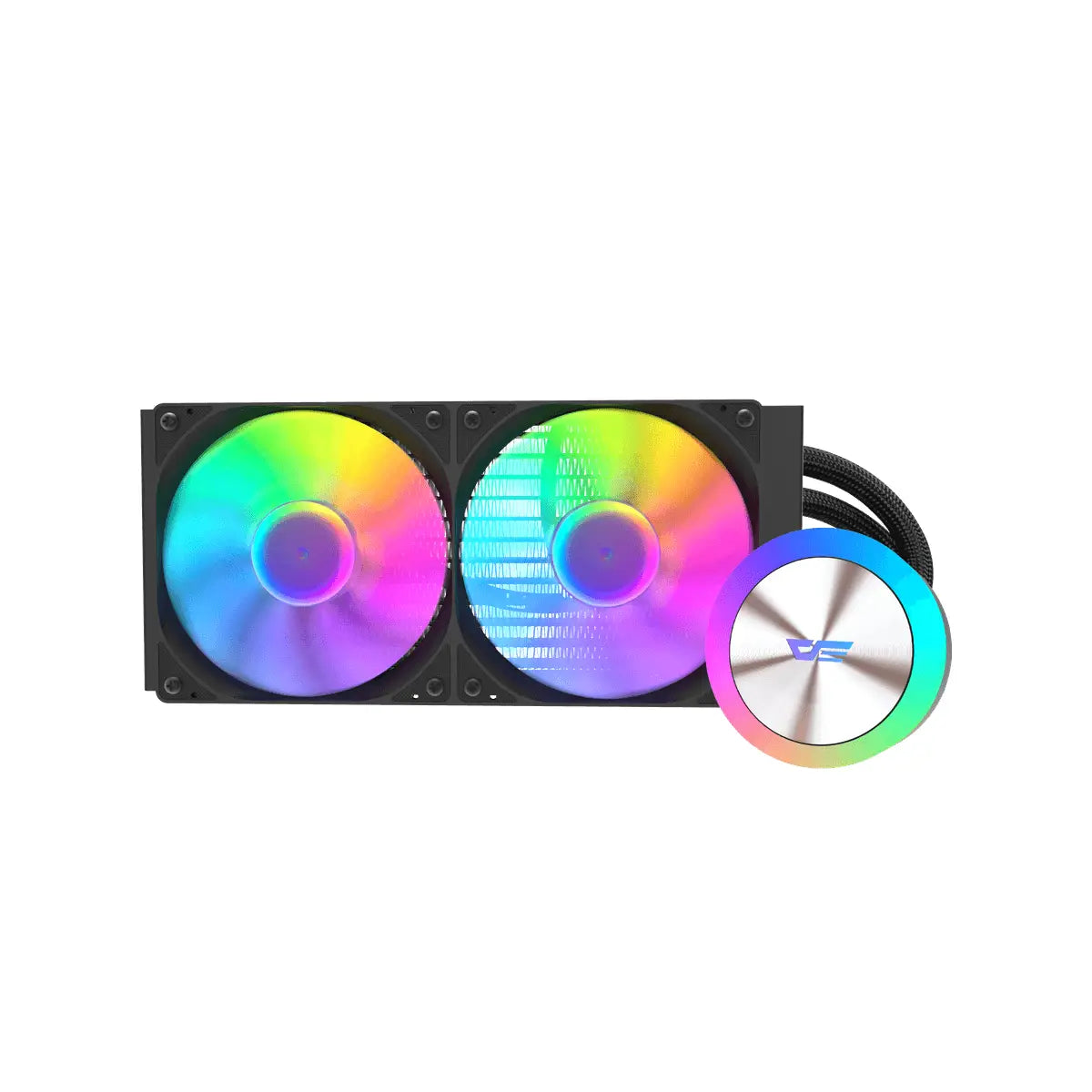 ชุดระบายความร้อน DarkFlash Liquid Cooler DG240 ARGB TDP 290W สีดำ