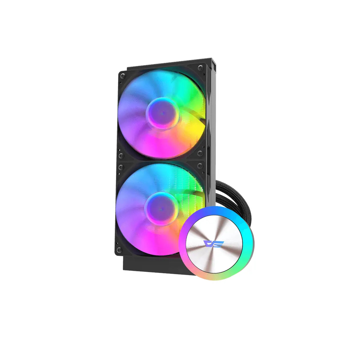ชุดระบายความร้อน DarkFlash Liquid Cooler DG240 ARGB TDP 290W สีดำ