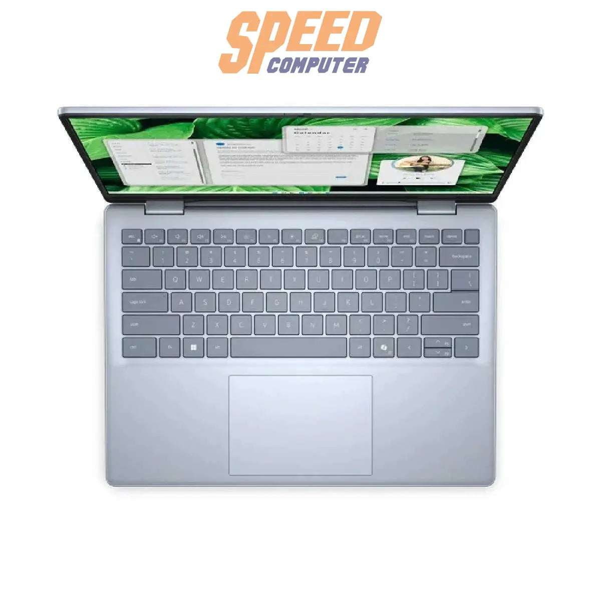 โน๊ตบุ๊ค Dell Inspiron OIN5445300401GTH - 5445 - PS - W Ryzen 5 สีน้ำเงิน (Ice blue) - SpeedCom