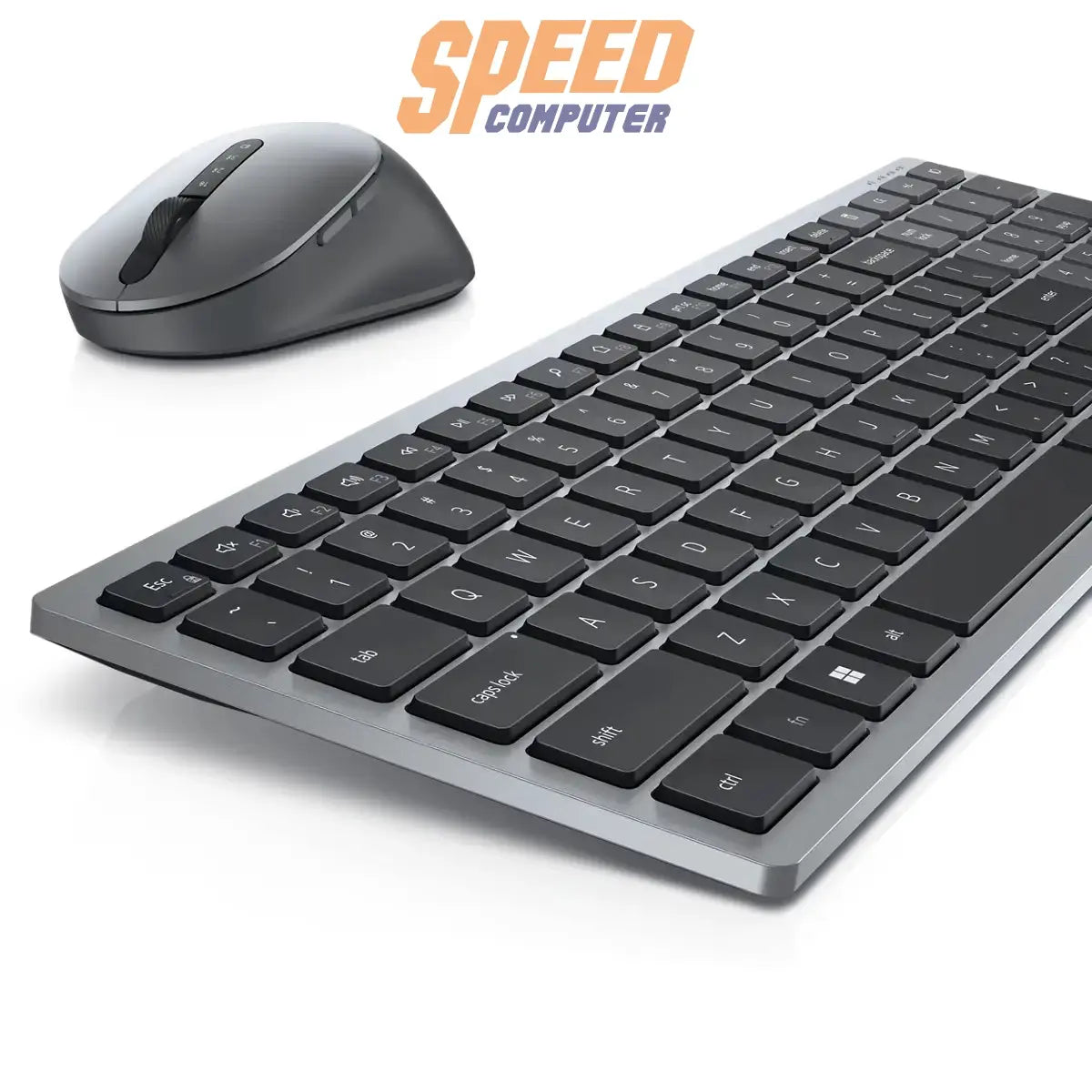 คีย์บอร์ดและเมาส์ไร้สาย Dell Multi-Device Wireless KM7120WSpeedCom