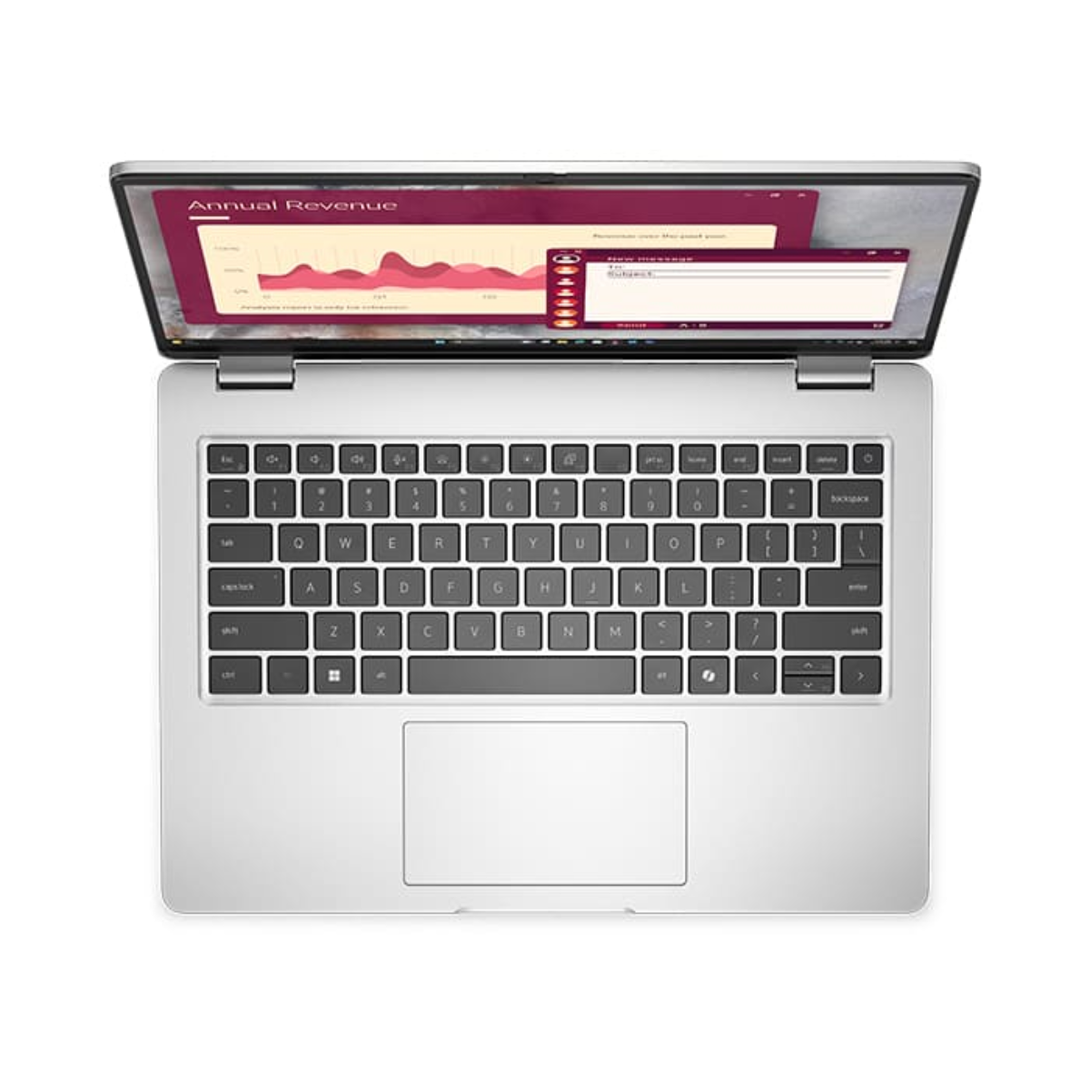 โน๊ตบุ๊ค Dell Pro 14 PC14250 Core Ultra 5 สีเงิน (Platinum Silver)