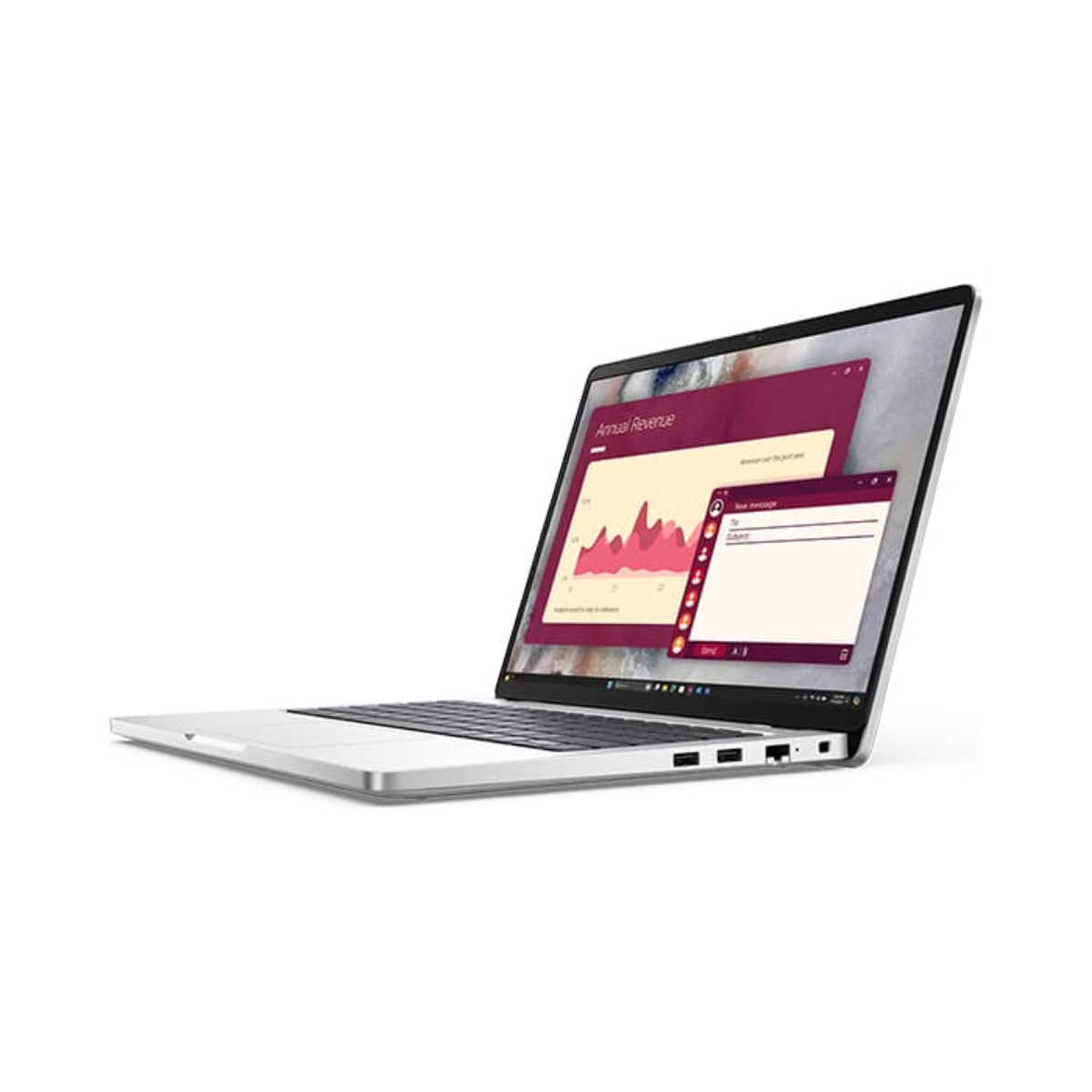 โน๊ตบุ๊ค Dell Pro 14 PC14250 Core Ultra 5 สีเงิน (Platinum Silver)