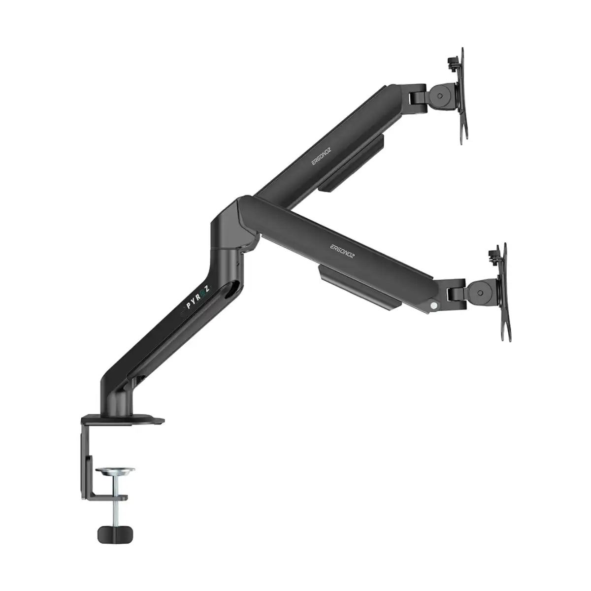 ขาจับจอ ERGONOZ EZZENTIAL Pyroz EEZ-PYROZ-D-B Twin Black สีดำ - SpeedCom