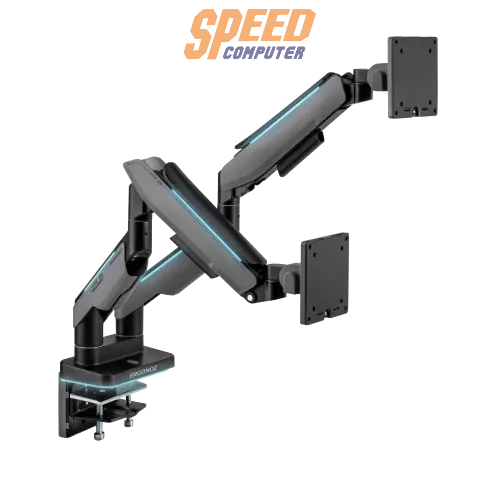 ขาจับจอ ERGONOZ Hyperion Heavy Duty RGB สีดำ (Matte Black) - SpeedCom
