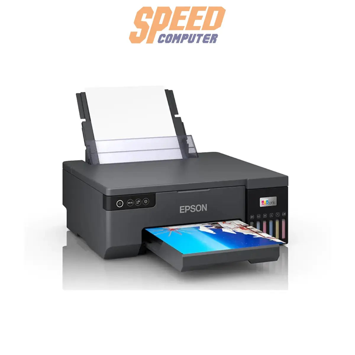 ปริ้นเตอร์อิงค์เจ็ท Epson EcoTank L8050 C11CK37501 สีเทาSpeedCom