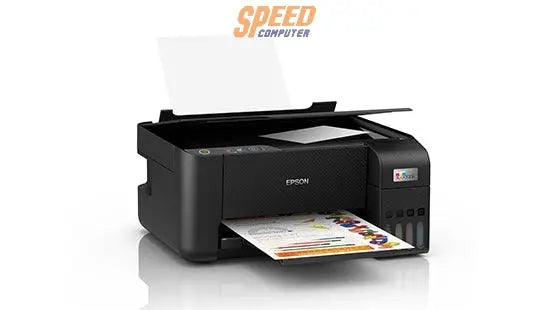 ปริ้นเตอร์อิงค์เจ็ท Epson L3210 สีดำ (ฟรีหมึก 1 ขวด EPSON - T00V100 สีดำ) - SpeedCom