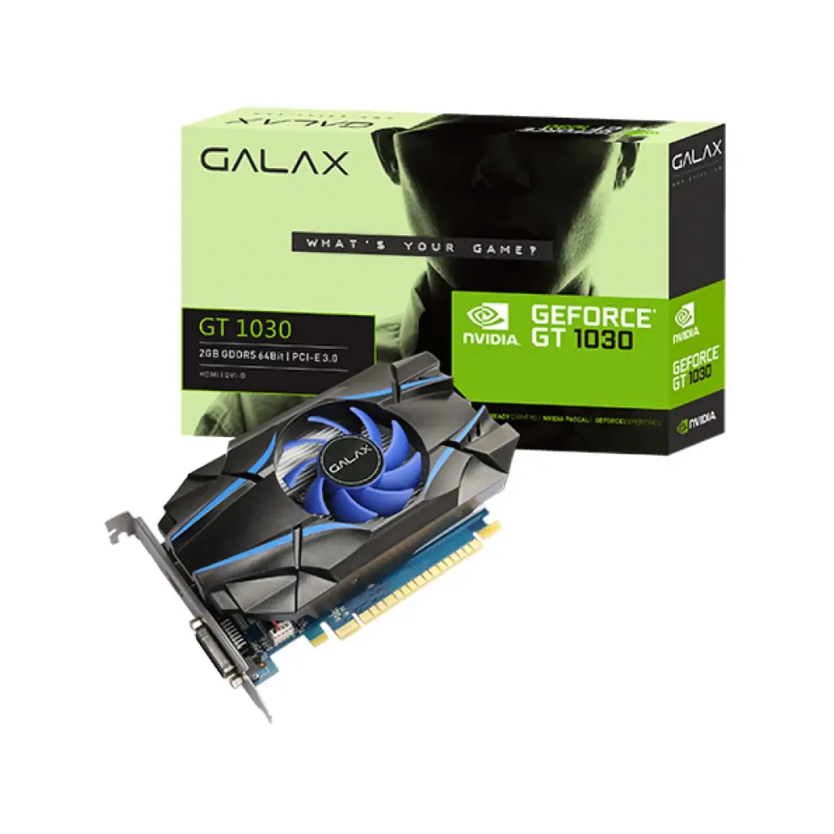 การ์ดจอ GALAX GeForce GT 1030 LP 2GB SDDR4 - SpeedCom