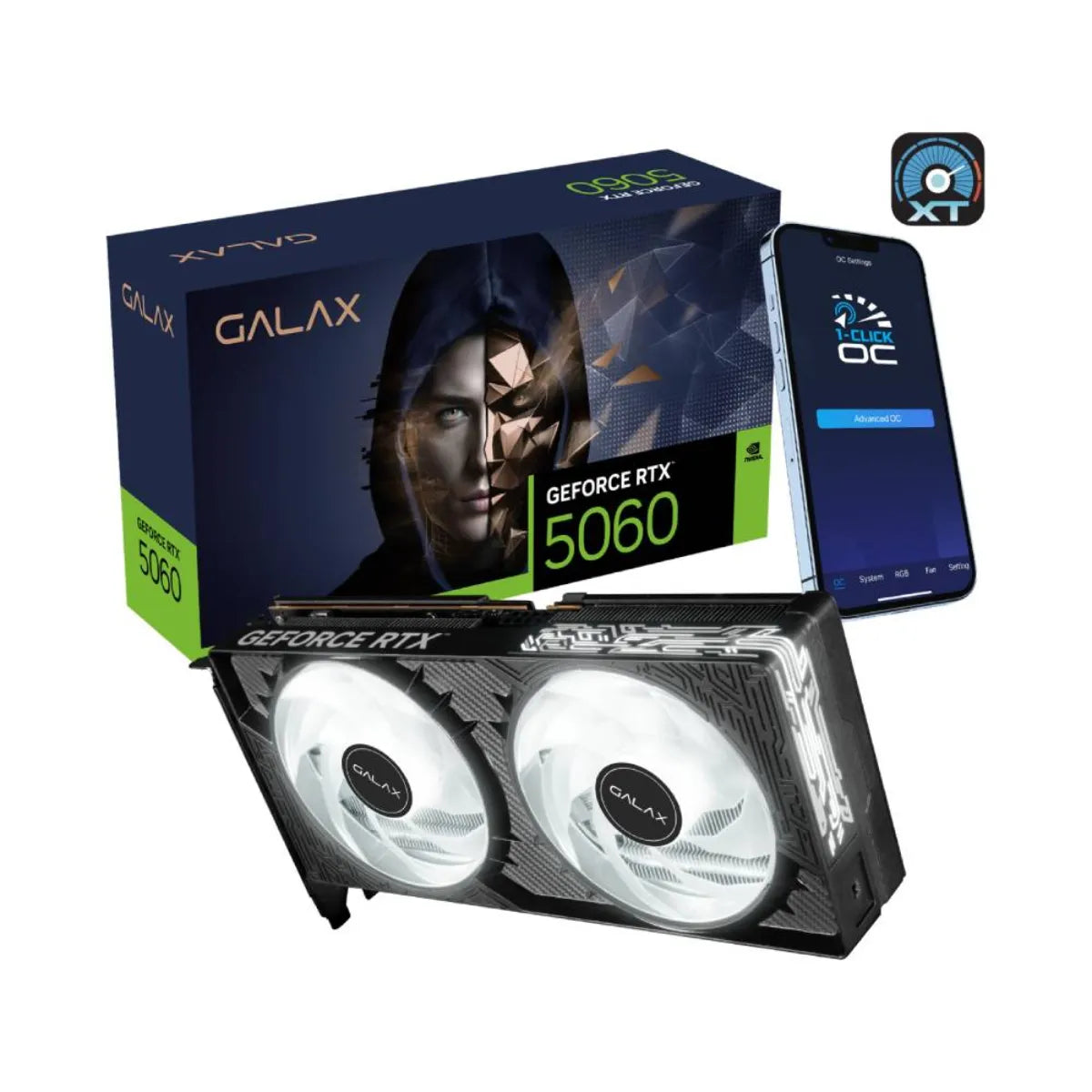 การ์ดจอ GALAX GeForce RTX 5060 1-Click OC 8GB GDDR7 - SpeedCom