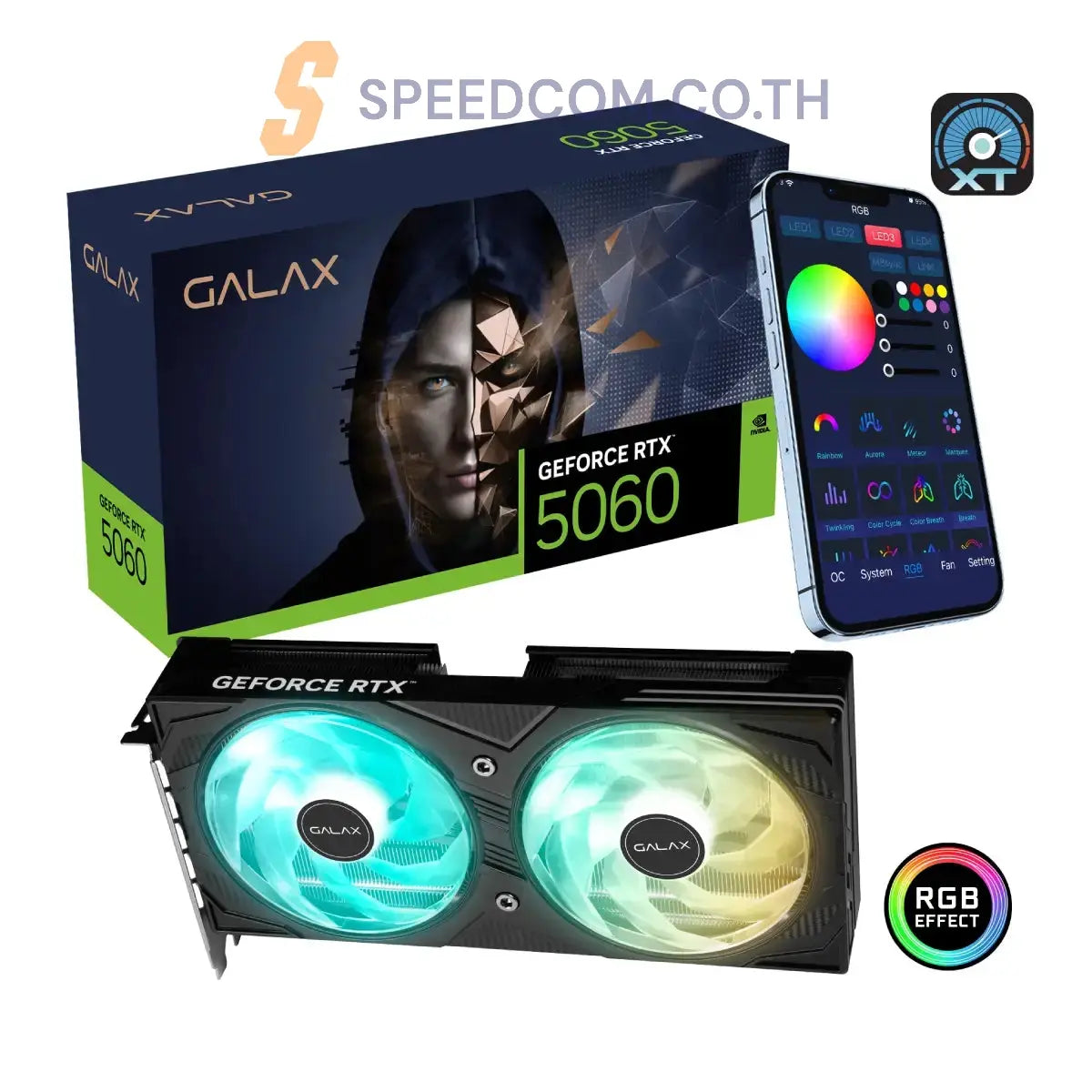 การ์ดจอ GALAX GeForce RTX 5060 EX 8GB GDDR7 - SpeedCom