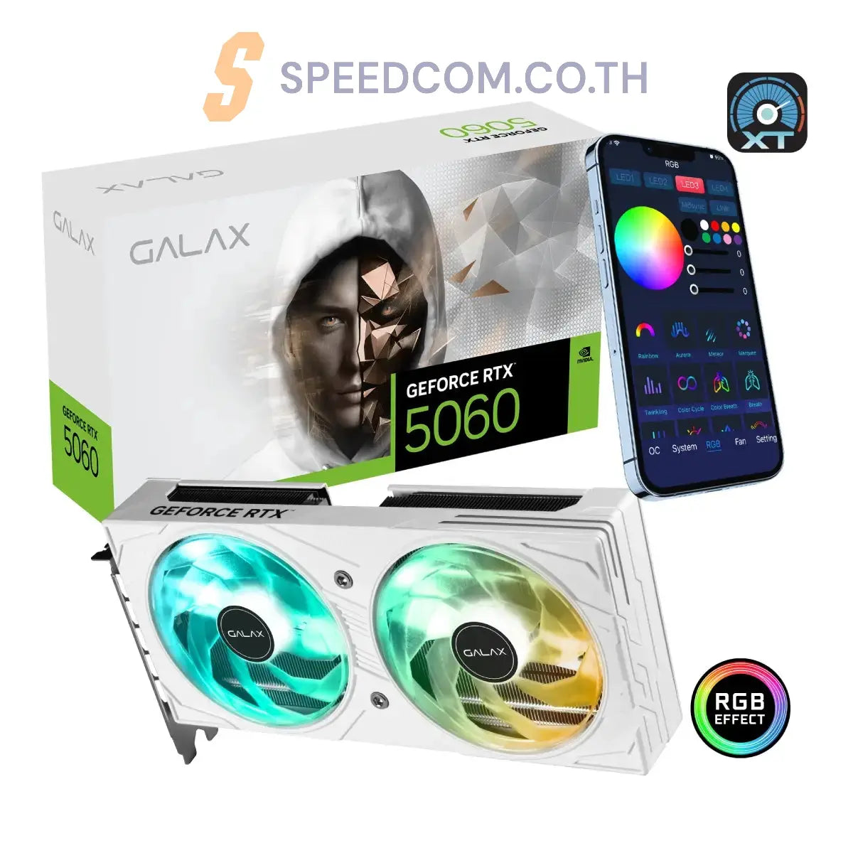 การ์ดจอ GALAX GeForce RTX 5060 EX 8GB GDDR7 - SpeedCom