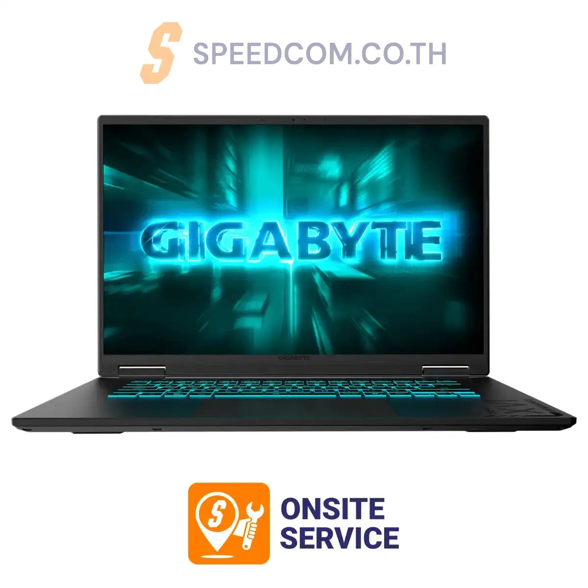 โน๊ตบุ๊ค Gigabyte Gaming A16 3VHK3TH893SH Ryzen 7 สีดำ (Black Steel) - SpeedCom