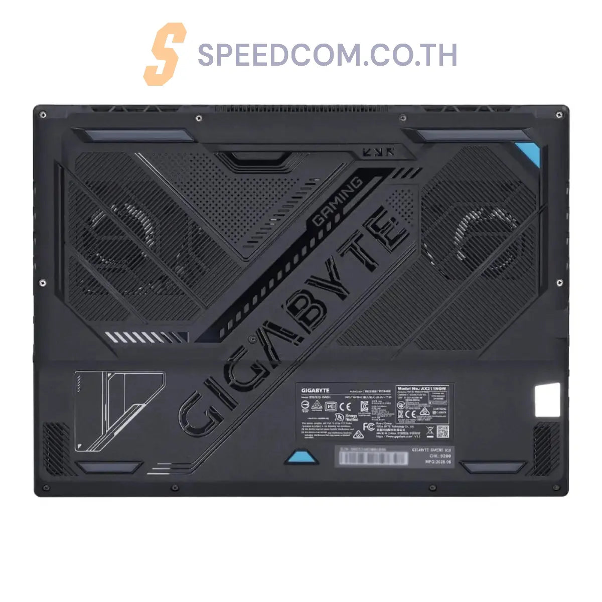 โน๊ตบุ๊ค Gigabyte Gaming A16 CVHI3TH893SH i7 Gen13 สีดำ (Black Steel) - SpeedCom