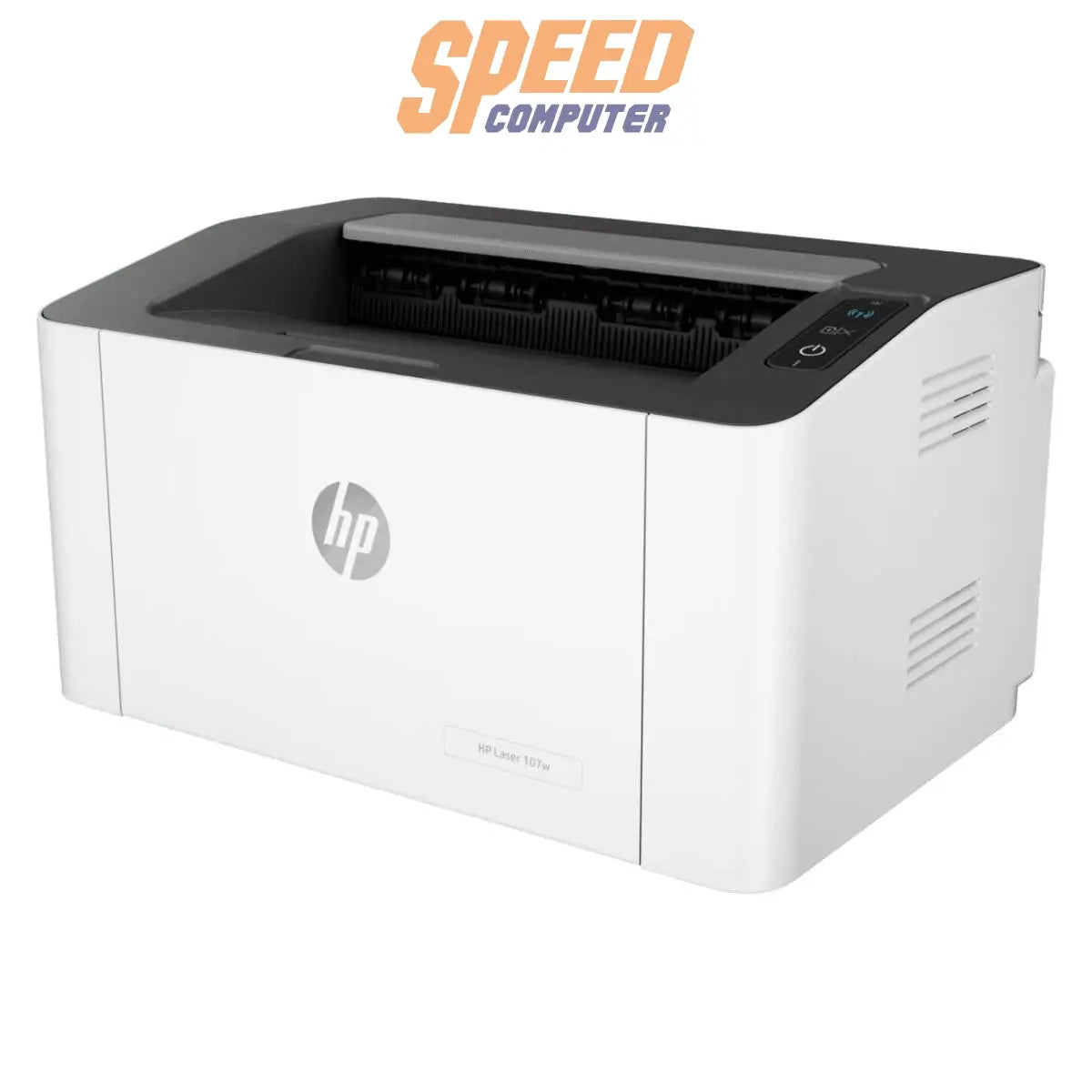 ปริ้นเตอร์เลเซอร์ HP 107w (4ZB78A) สีขาว - SpeedCom