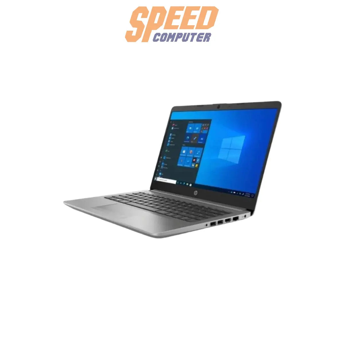 โน๊ตบุ๊ค HP รุ่น 245 G8 (5A627PA) มาพร้อมชิป AMD Ryzen 5 ดีไซน์เรียบหรู สีเงิน เหมาะสำหรับการใช้งานทั่วไป งานเอกสาร และการเรียน