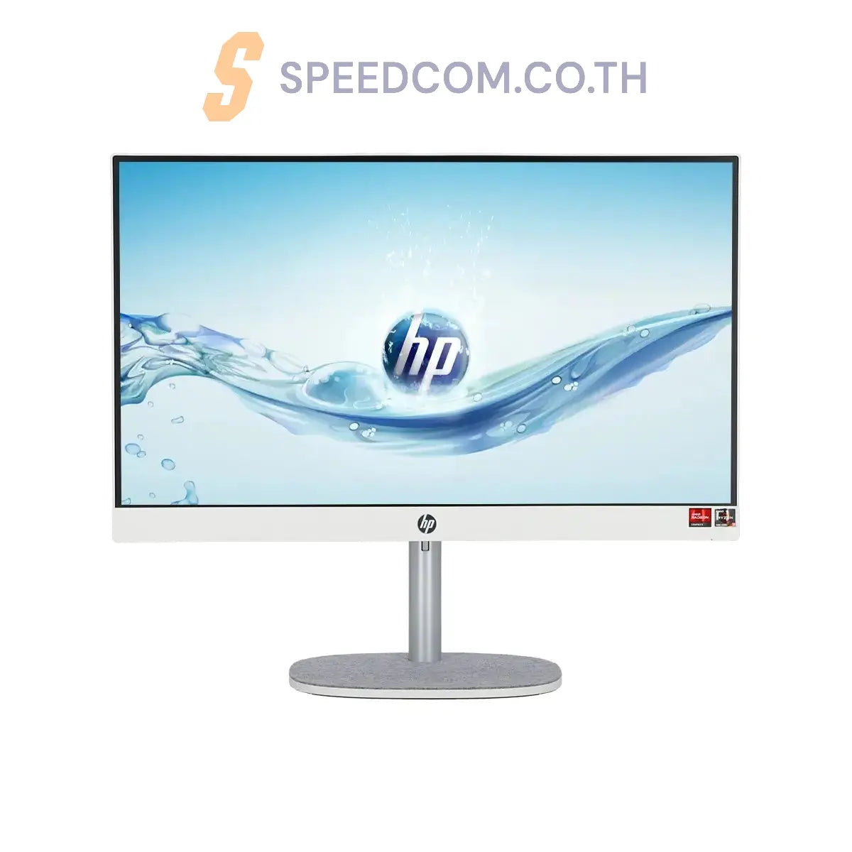 ออลอินวัน HP All In One 24 CR0106D Ryzen 3 สีขาว (Shell white) - SpeedCom