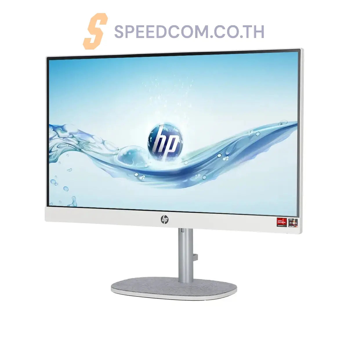 ออลอินวัน HP All In One 24 CR0106D Ryzen 3 สีขาว (Shell white) - SpeedCom