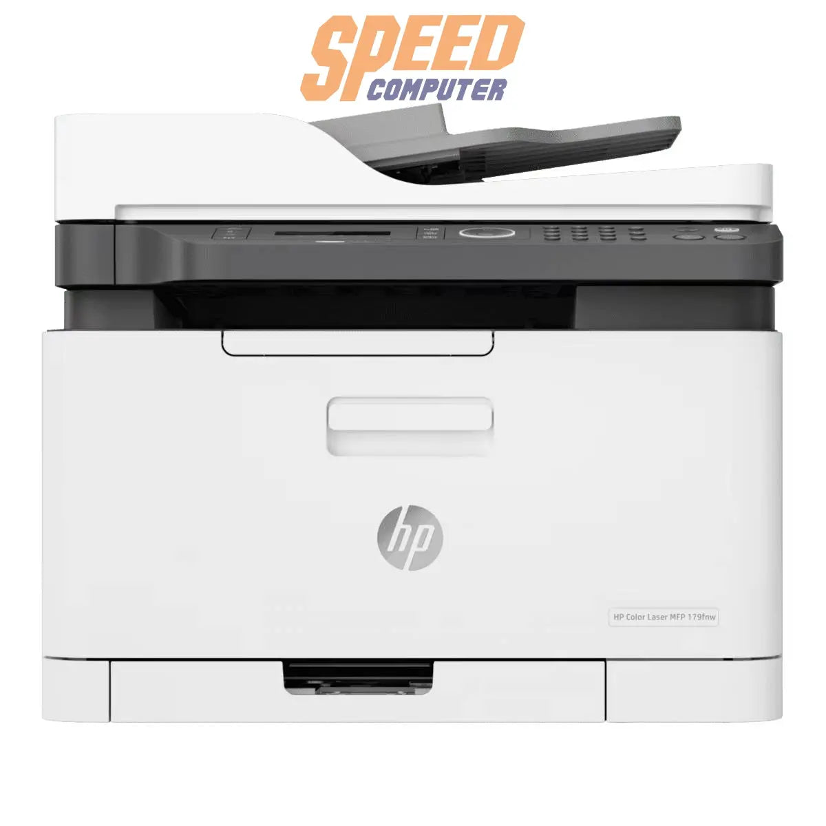 ปริ้นเตอร์เลเซอร์มัลติฟังก์ชัน HP Color Laser MFP รุ่น 179FNW (4ZB97A) สีขาว รองรับการพิมพ์ สแกน ถ่ายเอกสาร และแฟกซ์ พร้อมเชื่อมต่อ Wi-Fi เหมาะสำหรับสำนักงานขนาดเล็ก