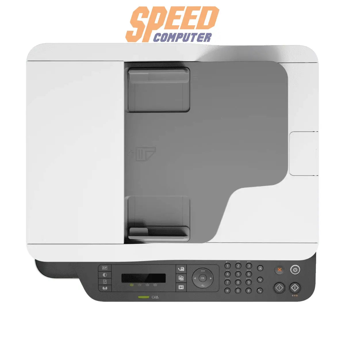 ปริ้นเตอร์เลเซอร์มัลติฟังก์ชัน HP Color Laser MFP รุ่น 179FNW (4ZB97A) สีขาว รองรับการพิมพ์ สแกน ถ่ายเอกสาร และแฟกซ์ พร้อมเชื่อมต่อ Wi-Fi เหมาะสำหรับสำนักงานขนาดเล็ก