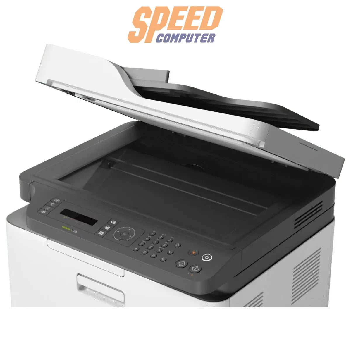 ปริ้นเตอร์เลเซอร์มัลติฟังก์ชัน HP Color Laser MFP รุ่น 179FNW (4ZB97A) สีขาว รองรับการพิมพ์ สแกน ถ่ายเอกสาร และแฟกซ์ พร้อมเชื่อมต่อ Wi-Fi เหมาะสำหรับสำนักงานขนาดเล็ก