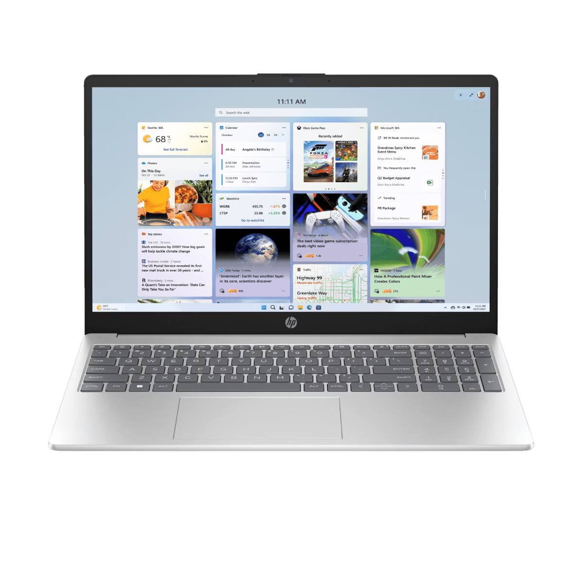 โน๊ตบุ๊ค HP Laptop 15 fd2040TU Ultra 7 AI Boost สีเงิน