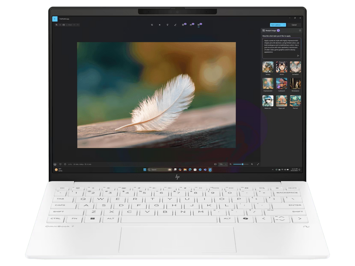 HP OmniBook 7 Aero 13.3 inch Next Gen AI Laptop 13-bg1076AU