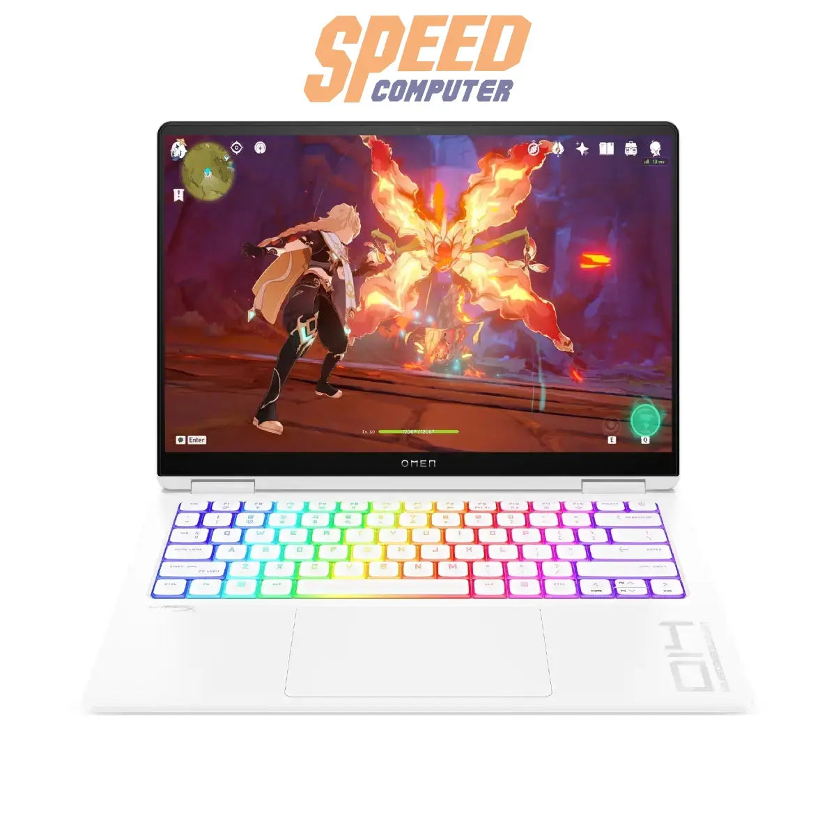 โน๊ตบุ๊ค HP Omen 14-FB0139TX Ultra 9 สีขาว (Ceramic White)SpeedCom