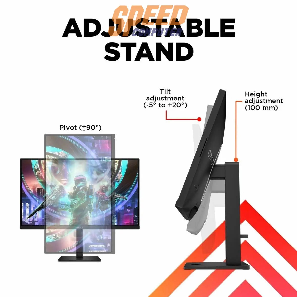 จอมอนิเตอร์ HP Omen 27QS 780J5AA 27.0" IPS 240Hz - SpeedCom