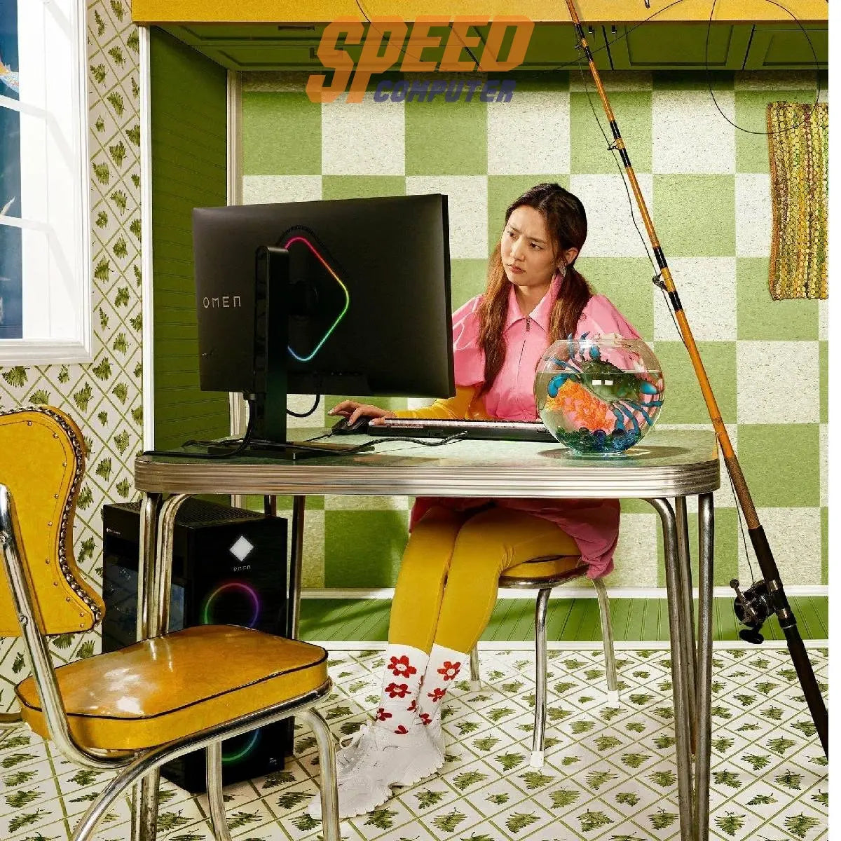 จอมอนิเตอร์ HP Omen 27QS 780J5AA 27.0" IPS 240Hz - SpeedCom