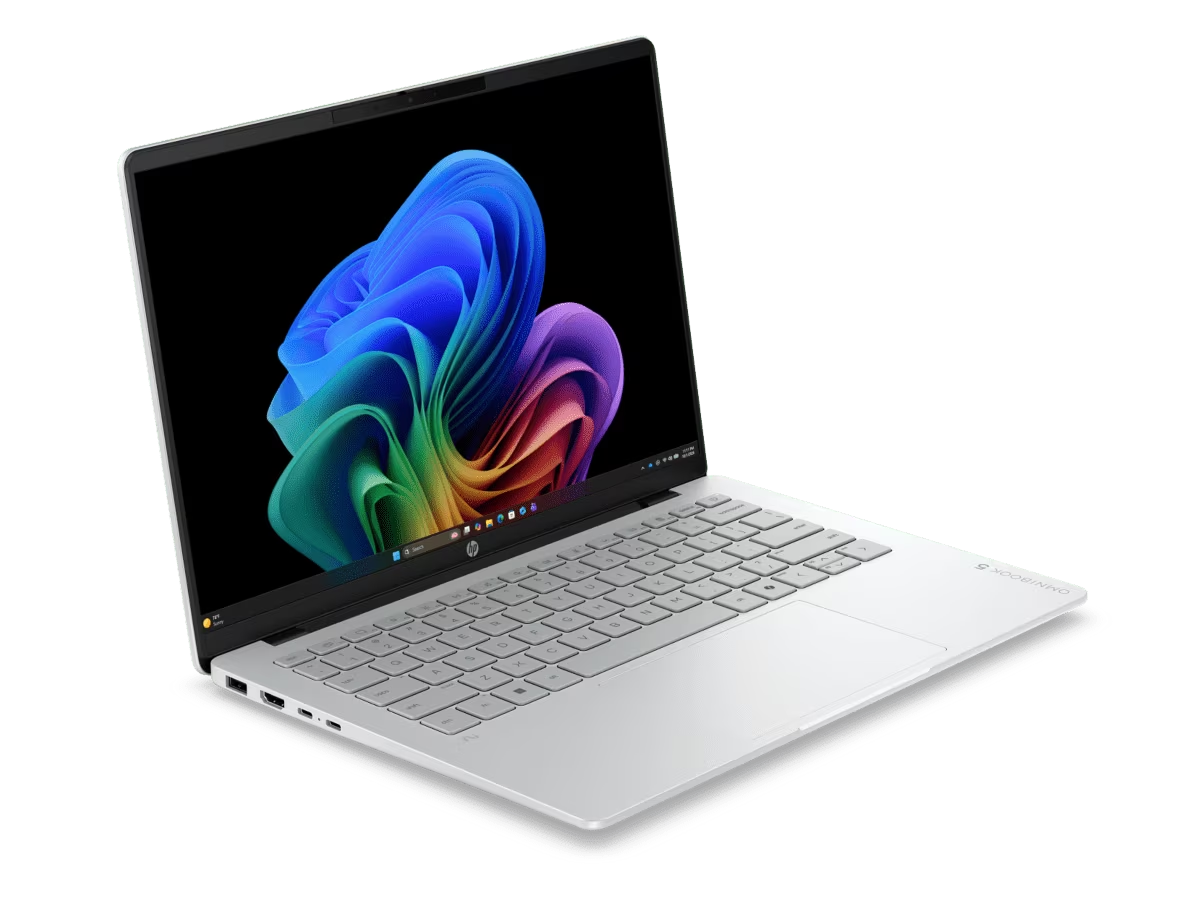 โน๊ตบุ๊ค HP OmniBook 5 14 inch Laptop Next Gen AI 14-hm0033AU Ryzen AI 5 สีเงินSpeedCom