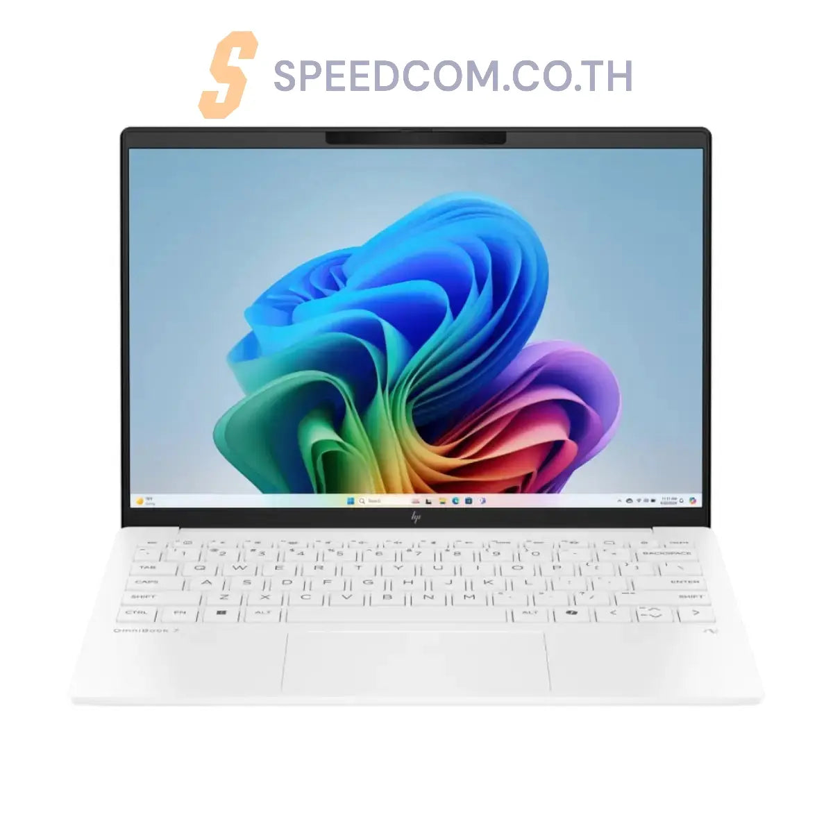 โน๊ตบุ๊ค HP OmniBook 7 Aero 13-BG1075AU Ryzen AI 7 สีขาว - SpeedCom