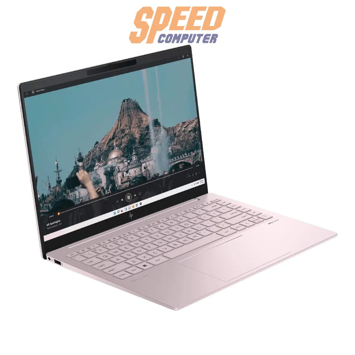 โน๊ตบุ๊ค HP Pavilion Plus 14 - EW1096TU (AV8N0PA) Ultra7 สีชมพู (Tranquil Pink) - SpeedCom