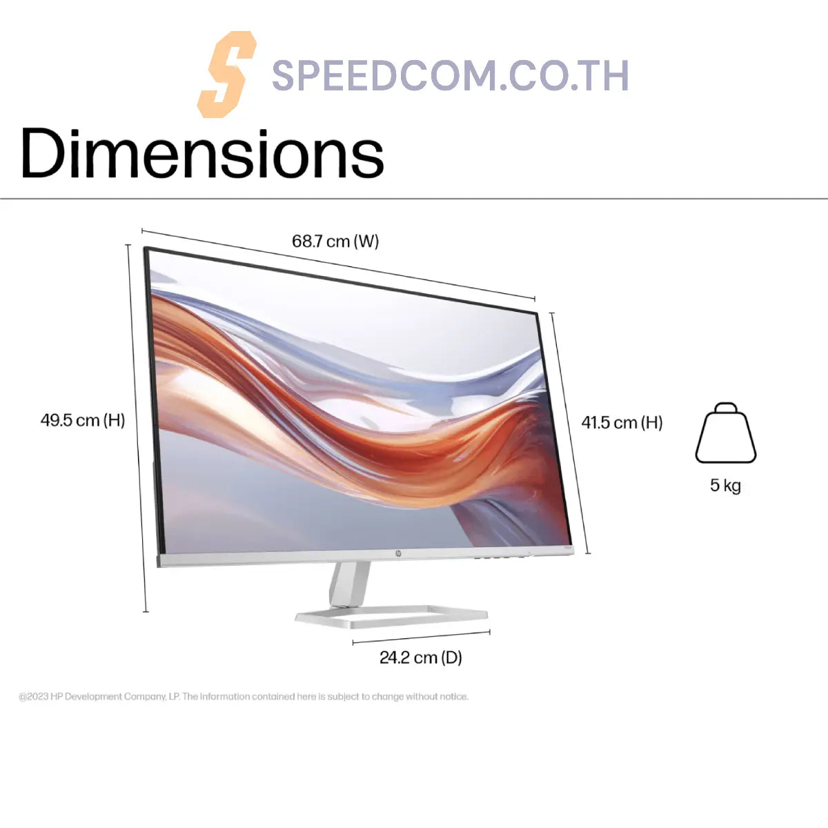 จอมอนิเตอร์ HP S5-532SF Series 5 31.5" VA 100Hz